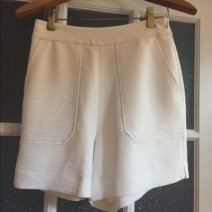 Simons High Waist White Women's Shorts